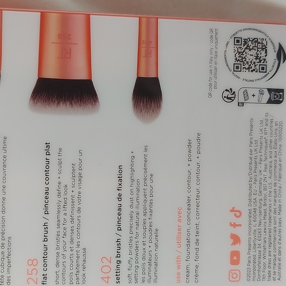 NWT, Real Techniques Set of Face Base brushes to stipple, blend, buff - Picture 5 of 5
